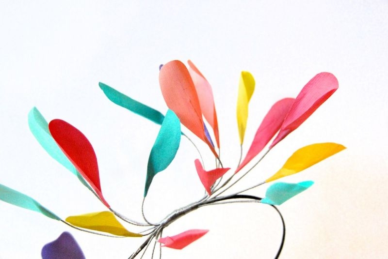 Diadema Plumas Arcoiris